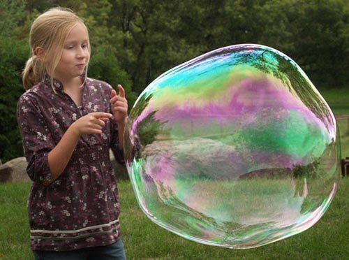 Мыльный пузырь как загадка науки